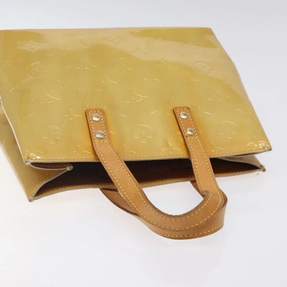 LOUIS VUITTON Monogram Vernis Reade PM Hand Bag Beige - Picture 6 of 16